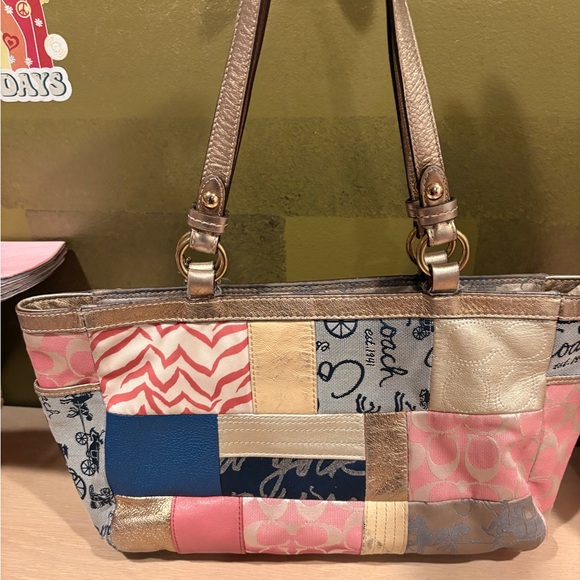 Coach Patchwork Tote Bag - Picture 2 of 9